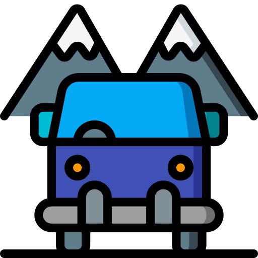 Campervan Basic Miscellany Lineal Color icon