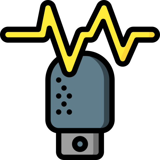 Sound waves Basic Miscellany Lineal Color icon