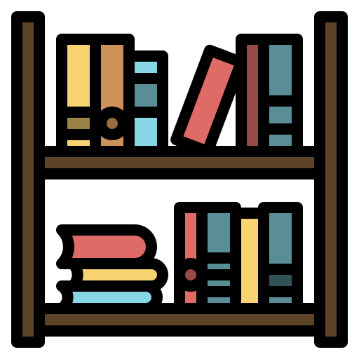 libreria Generic Outline Color icona
