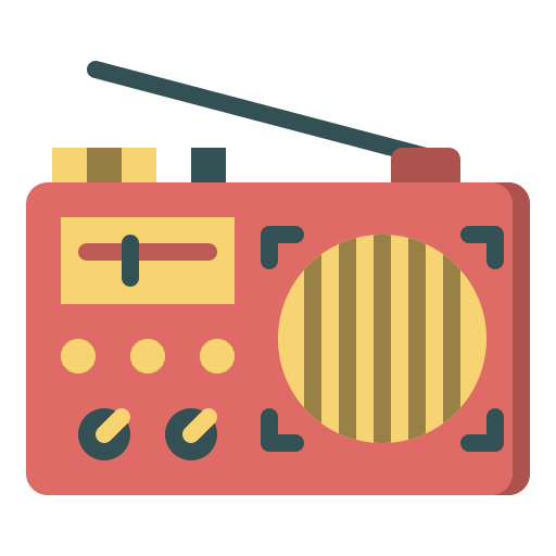 radio Generic Flat icona