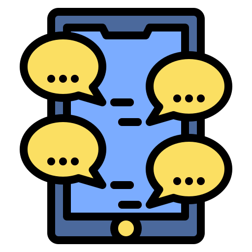 chat Generic Outline Color icono