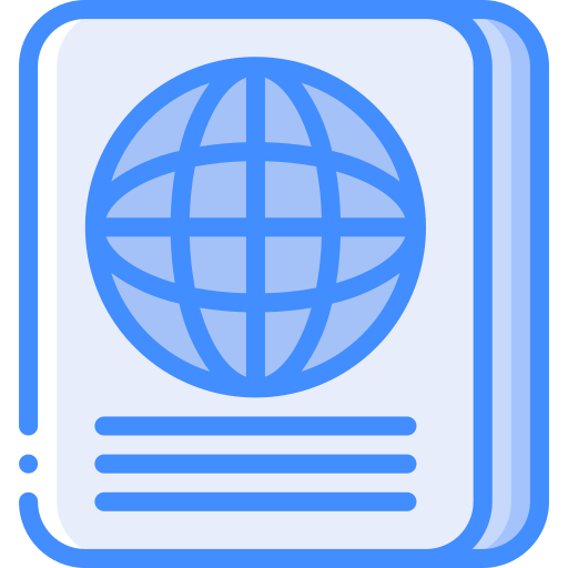 Заграничный пасспорт Basic Miscellany Blue иконка