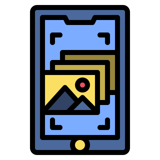 Image Generic Outline Color icon