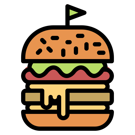 hamburger Generic Outline Color Icône
