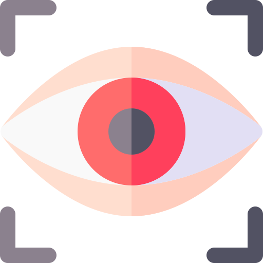 Eye Basic Rounded Flat icon