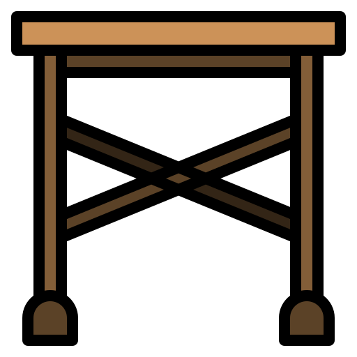 Стол Generic Outline Color иконка