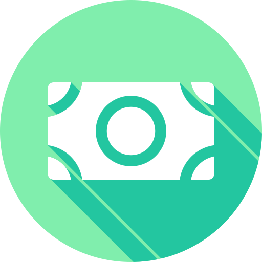 billete de banco Generic Flat icono