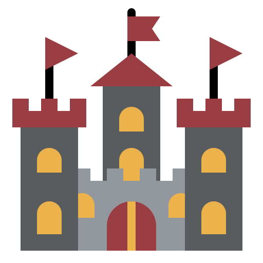 château Generic Flat Icône