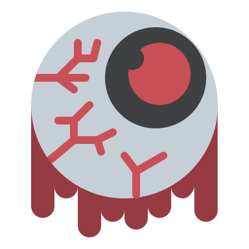 Eye ball Generic Flat icon
