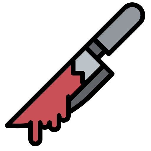 ostrze noża Generic Outline Color ikona