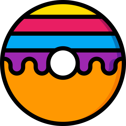 도넛 Basic Miscellany Lineal Color icon