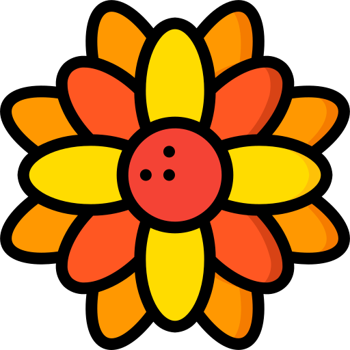 꽃 Basic Miscellany Lineal Color icon