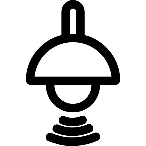 lampada Basic Rounded Lineal icona