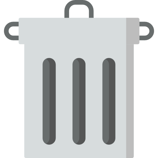 Trash bin Special Flat icon