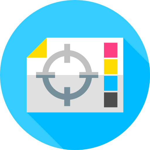 File Flat Circular Flat icon