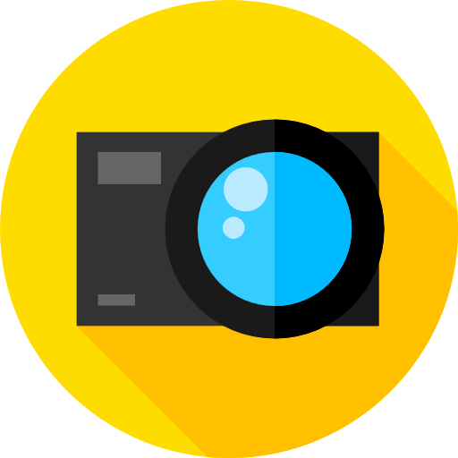 aparat fotograficzny Flat Circular Flat ikona