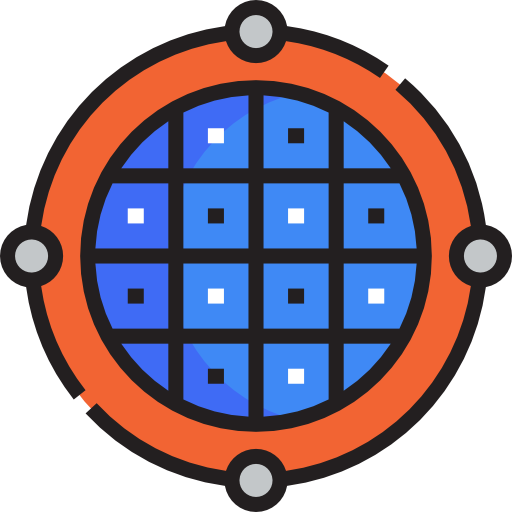 radar Detailed Straight Lineal color icono