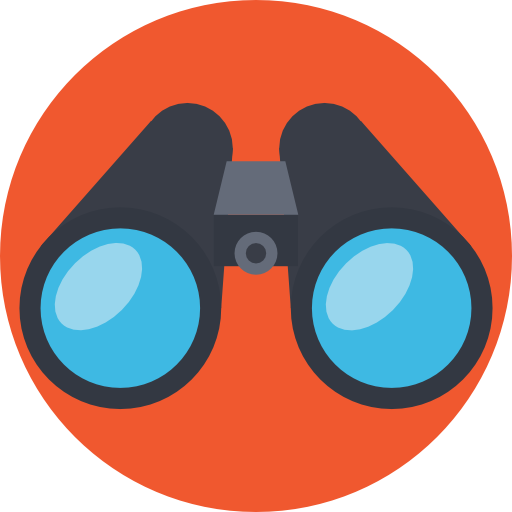 Binoculars Prosymbols Flat icon