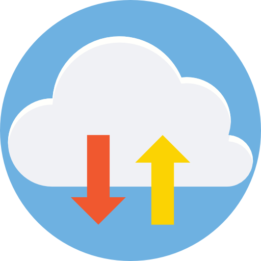 cloud computing Prosymbols Flat icona