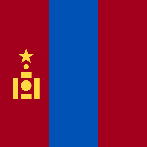 Mongolia Flags Square icon
