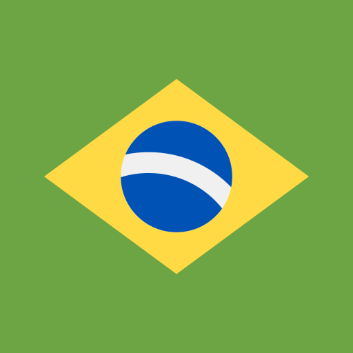 brasile Flags Square icona