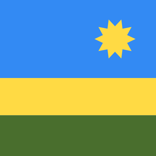 rwanda Flags Square icoon