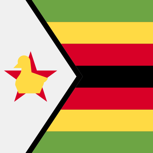 Зимбабве Flags Square иконка