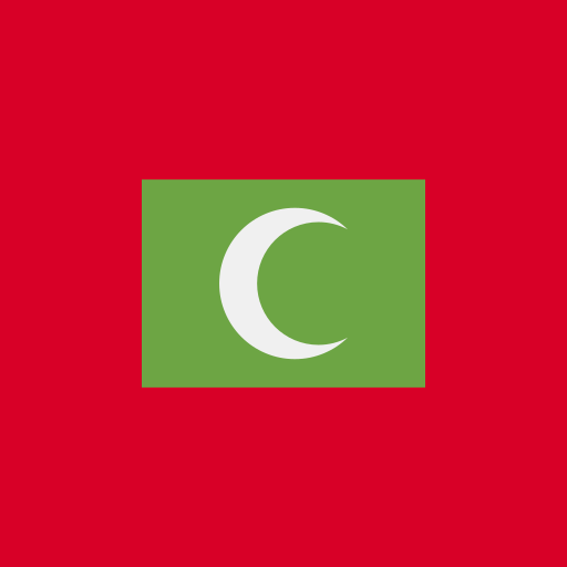 maldivas Flags Square icono