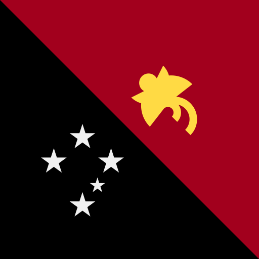 파푸아 뉴기니 Flags Square icon