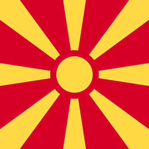 마케도니아 공화국 Flags Square icon