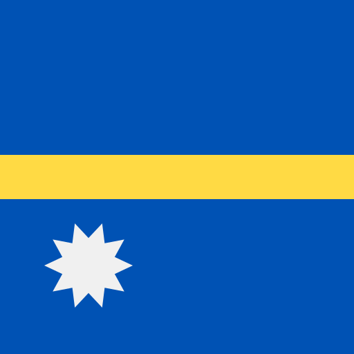 nauru Flags Square Icône