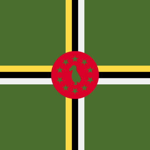 도미니카 Flags Square icon