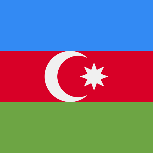 azerbaiyán Flags Square icono