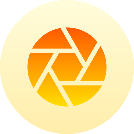 Shutter Basic Gradient Circular icon