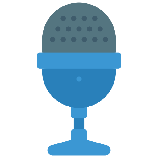 mikrofon Basic Miscellany Flat icon