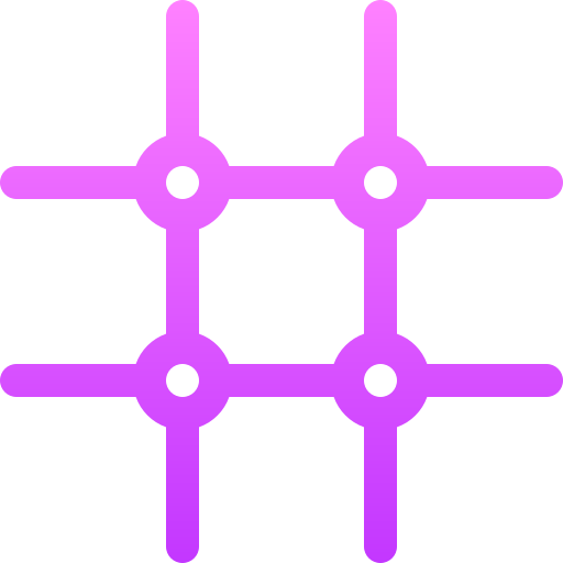 reguła trójpodziału Basic Gradient Lineal color ikona