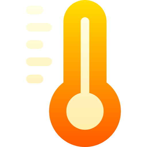 temperatura Basic Gradient Gradient ikona