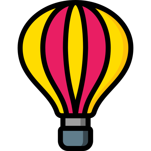 Воздушный шар Basic Miscellany Lineal Color иконка