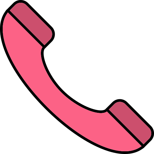 Telephone Generic Thin Outline Color icon