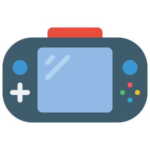 Gaming console Basic Miscellany Flat icon