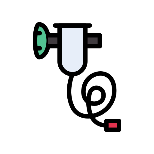 酸素マスク Vector Stall Lineal Color icon