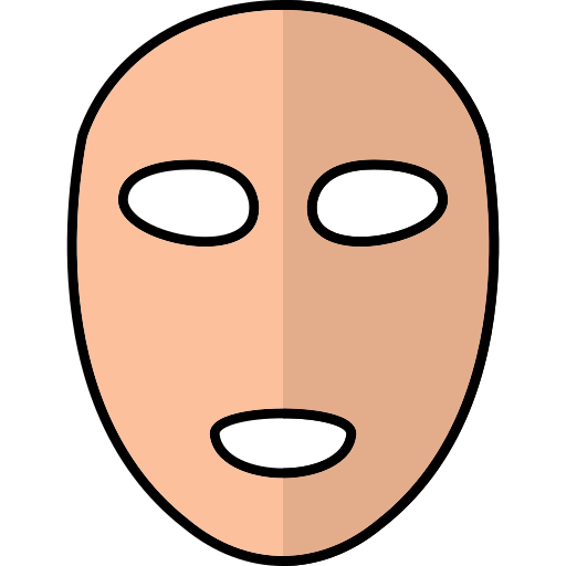 máscara facial Generic Thin Outline Color Ícone