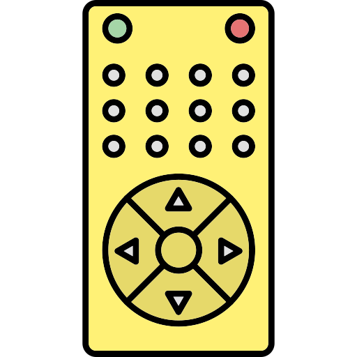 telecomando Generic Thin Outline Color icona