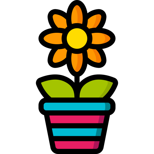Flower pot Basic Miscellany Lineal Color icon