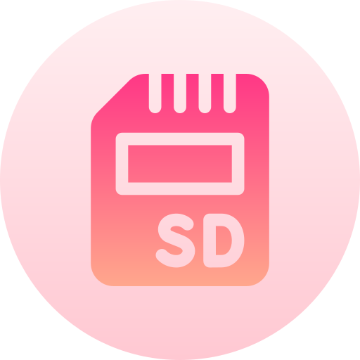 sd card Basic Gradient Circular иконка