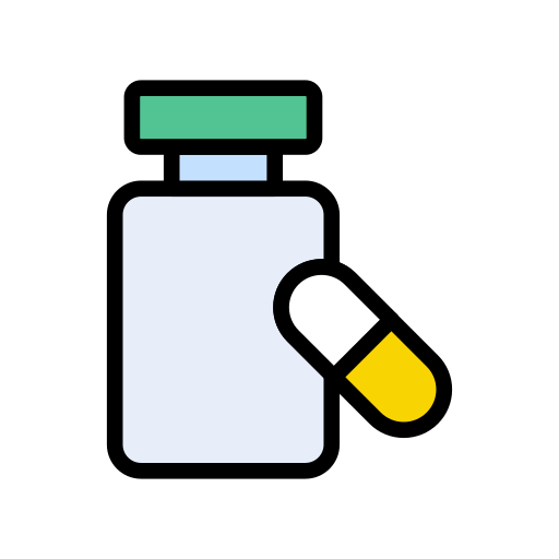 Drug Vector Stall Lineal Color icon
