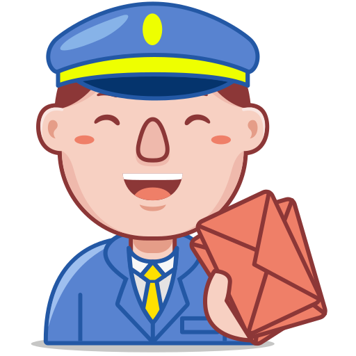 Postman Generic Outline Color icon