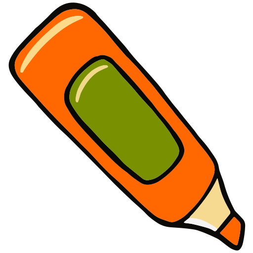 marker Generic Hand Drawn Color icon