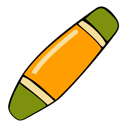 wachsmalstift Generic Hand Drawn Color icon