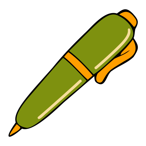 Ручка Generic Hand Drawn Color иконка
